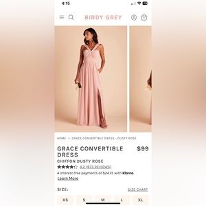 Brand new convertible bridesmaid dress
